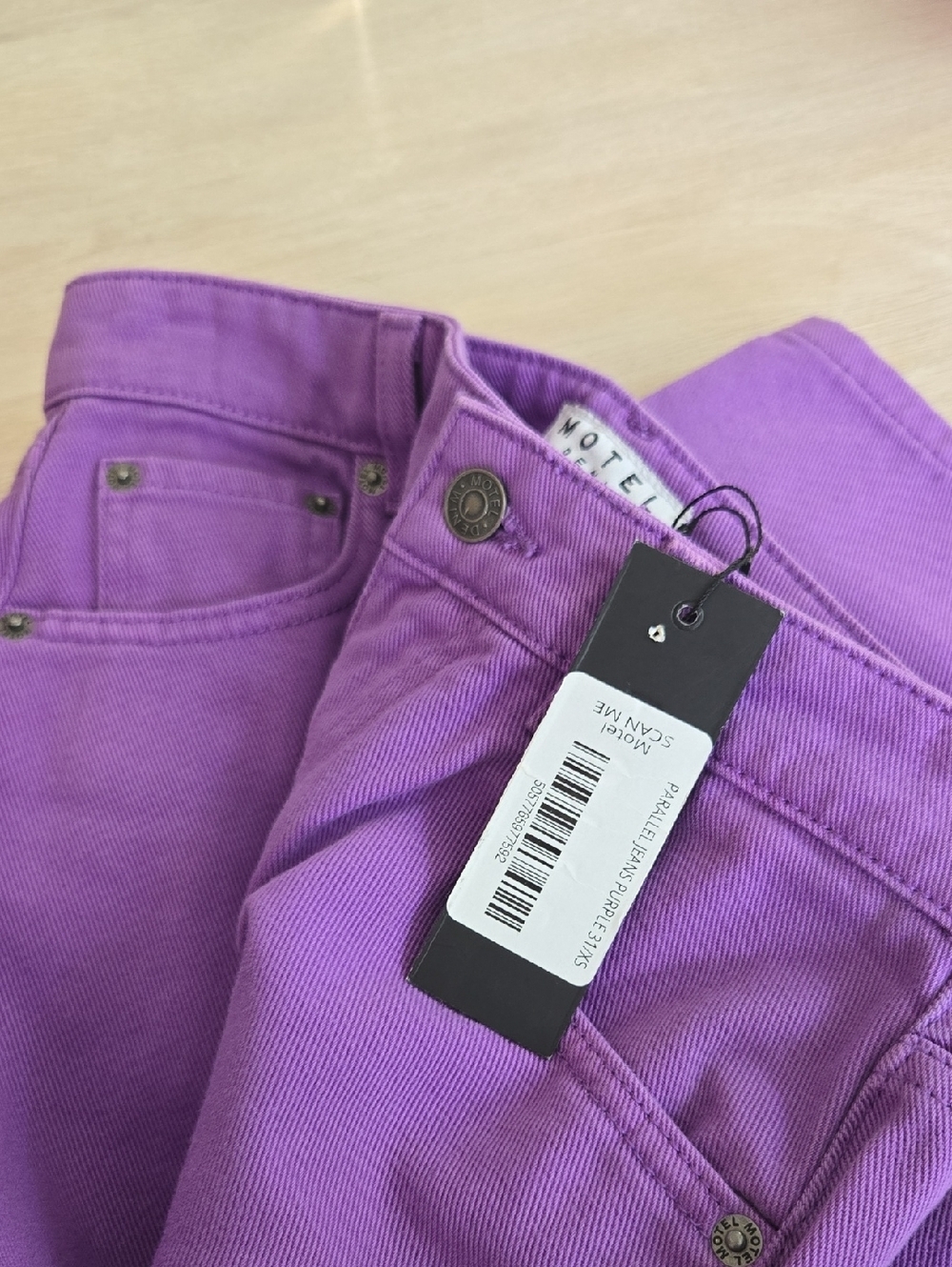 NWT Motel Rocks Parallel Jeans-Purple - Picture 9 of 11